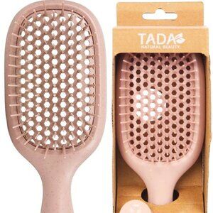 Tada Vent Hair Brush Comb Detangler Hairbrush Pink NWT